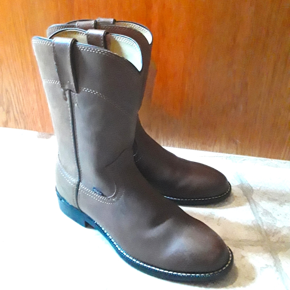 Boys Justin Cowboy Boots Size 7.5